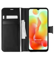 Microsonic Xiaomi Redmi 12C Kılıf Delux Leather Wallet Siyah (Siyah)