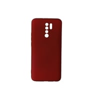 Xiaomi Redmi 9 Premium Silikon Kılıf Bordo