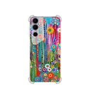 PrintiFy Tecno Pova Neo2 ile Uyumlu Düşlerin Dansı Serisi Folklorik Bahçe Tasarımlı Uv Baskılı Köşe Korumalı Antişok Kılıf