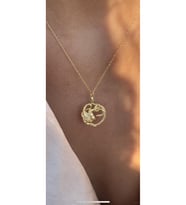 Yılan kraliçesi Kolye 925 Ayar (Gold)