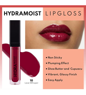 Cosmetics Hydramoist Lipgloss Nemlendirici Dudak Parlatıcısı - 10 Love Whisper - Bordo