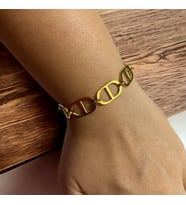 Çelik Bileklik Gold Renk
