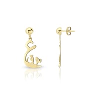 Altın Dua Küpe (Gold)