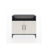 Arges Şifonyer 2 Raflı 2 Kapaklı 88x30x80 Antrasit-Aytaşı