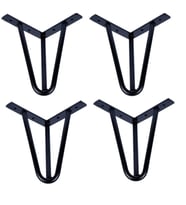 Grande Home Side Metal Yatak ve Dolap Ayağı 10 cm 4 Adet (Siyah)