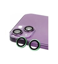 Apple İphone 15 Plus Raze Metal Kamera Lens - Yeşil