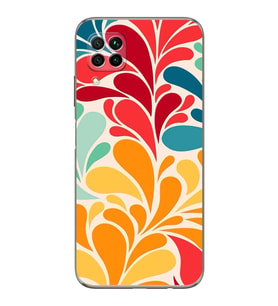 PrintiFy Huawei P40 Lite ile Uyumlu Retro Color 5  Kamera Korumalı Şeffaf  Kılıf