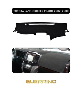 TOYOTA LAND CRUISER PRADO 2002-2009TORPİDO KORUMA HALISI SİYAH KENAR