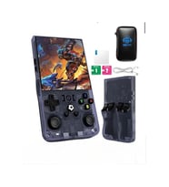 R36 Max Retro Oyun Konsolu 4.0 Inç 21.000 Oyun + Çanta Lunix IPS Hd Ekran Gta Pes KARIŞIK RENK