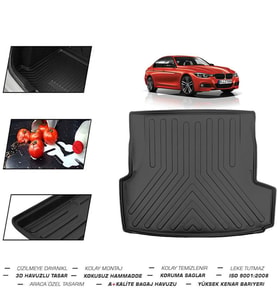 Bmw 3 Serisi F30 Station Wagon 2016 Model 4D Bagaj Paspas Set