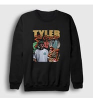 Presmono Unisex Siyah Poster Tyler The Creator Sweatshirt 492740tt