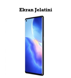 Oppo Reno 5 Pro 5G  Uyumlu Ön Body Şeffaf Ultra Ekran Koruyucu Nano Jelatin