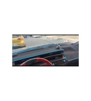Dijital Göstergeli Fiat Tempra / Tipo Modellerine Uygun Torpido Koruma Halısı Siyah Kenar Renk Mavi