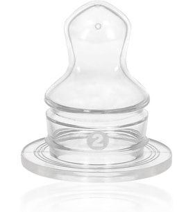 Baby Damaklı Silikon Biberon Emziği Normal Akış No:2