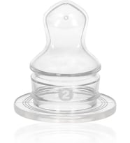 Baby Damaklı Silikon Biberon Emziği Normal Akış No:2