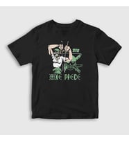 Presmono Unisex Çocuk Siyah Zoro V2 Anime One Piece T-Shirt 136082tt