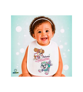 Paw Patrol Keten Bebek Mama Önlüğü – Yumuşak, Emici, Yıkanabilir, Özel Tasarım P146