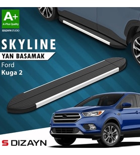 S-Dizayn Ford Kuga 2 Skyline Aluminyum Yan Basamak 183 Cm 2013-2019 A+ Kalite