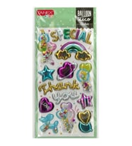 TANEX KIDS TNX-26001 DEKORATİF ETİKETLER - PUFFY BALLON STICKER