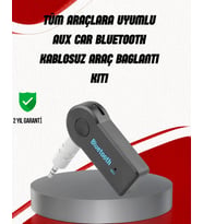 Eller Serbest Özellikli Bluetooth AUX Araç Kiti
