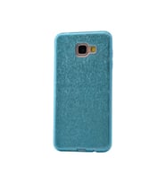 Samsung Galaxy J7 Prime Uyumlu Kılıf Zore Shining Silikon (Mavi)