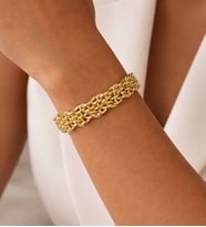 Hasır Model Kelepçe Bileklik