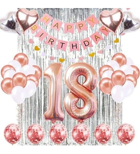 18 Yaş Kutlama Balon Seti