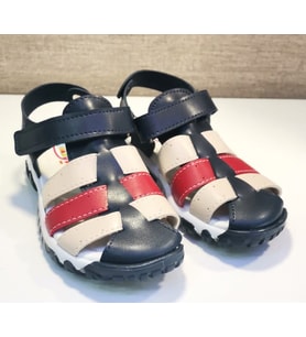 Wendy K-101 Erkek Çocuk Günlük Sandalet (Lacivert-Bej)