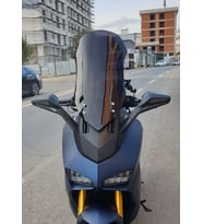 MOTOCAM Yuki Huracan 250 Ön Cam 2022-2026 Model 62cm Siyah Renkli 4mm