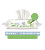 Baby Turco Islak Mendil 90 Li Aloe Vera Kapaklı