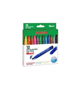 Maxi Keçeli Boya Kalemi Maxi 12 Li (Karışık)