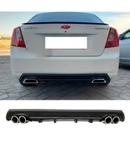 Chevrolet Lacetti Siyah Difüzör Çiftli Yuvarlak Egzoz Görünümlü D Tip Difizör