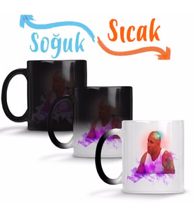 Vindiesel Meme Sihirli Kupa Bardak Porselen