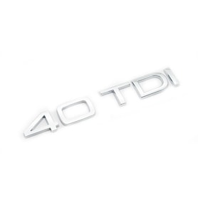 AUDI 40 TDI KROM BAGAJ YAZISI