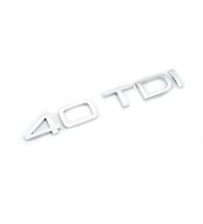 AUDI 40 TDI KROM BAGAJ YAZISI