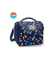 CORAL HIGH 37135 LACİVERT GEOMETRİK DESENLİ THERMO BESLENME ÇANTASI