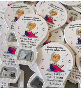 Kişiye Özel Nişan Söz Nikah Düğün Kına Organizasyon Hediyelik İsimli Magnet Hediye Balon Açacak 20