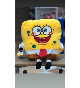 Sünger Bob Peluş Büyük Boy 35 Cm Organic Kumaş (Çok Renkli)
