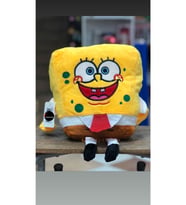 Sünger Bob Peluş Büyük Boy 35 Cm Organic Kumaş (Çok Renkli)