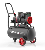 KOBB KBK25S 1.7HP 25Lt 8Bar Yağsız Sessiz Taşınabilir Hava Kompresörü