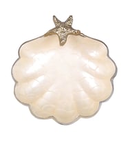Canba Gümüş Gold Deniz Yıldızlı İstiridye Orta Boy Kase 21X21X5 Cm
