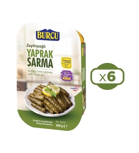 Burcu Zeytinyağlı Yaprak Sarma 200 gr x 6 Adet