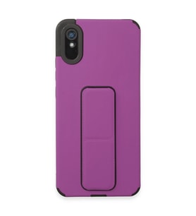 Xiaomi Redmi 9a Kılıf Mega Standlı Silikon - Mor