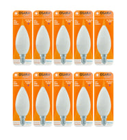 (10 Adet) Osaka 6W (50W) Günışığı (4000K) E14 Duylu (İnce Duy) Led Mum Ampul
