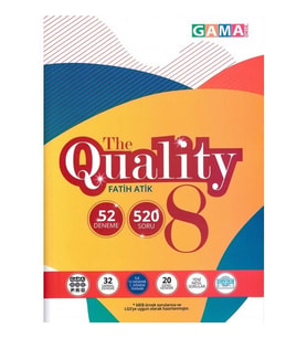 Gama Yayınları 8. Sınıf The Quality 52'Li Deneme