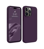 iPhone 15 Pro Max Kılıf First Silikon - Mürdüm