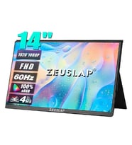 ZEUSLAP 14 IPS ZL14P 4MS 60Hz TYPE-C Taşınabilir Monitör (1920 X 1080)