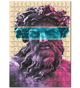 Cakapuzzle Zeus Dios Gözde Şerit Puzzle Yapboz MDF (Ahşap) (120 Parça)