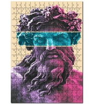 Cakapuzzle Zeus Dios Gözde Şerit Puzzle Yapboz MDF (Ahşap) (120 Parça)