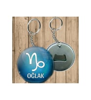 Oğlak Burcu Anahtarlık - Açacaklı Anahtarlık